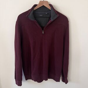 ARROW USA 1851 MEN’s SWEATER LONG SLEEVES MAROON Medium